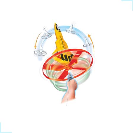 Imagem de Brinquedo Lançador De Foguete Voador Rotativo Voa Alto Toyng