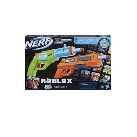 Brinquedo Lançador Nerf Roblox Jailbreak Armory Hasbro F2483 - Lançadores  de Dardos - Magazine Luiza