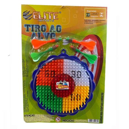 Imagem de Brinquedo Lancador Tiro Ao Alvo com 4 Dardos Coloridos - Elite 00804