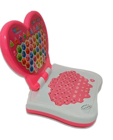 Brinquedo Laptop Notebook Infantil Musical Com Som E Luzes Jogos