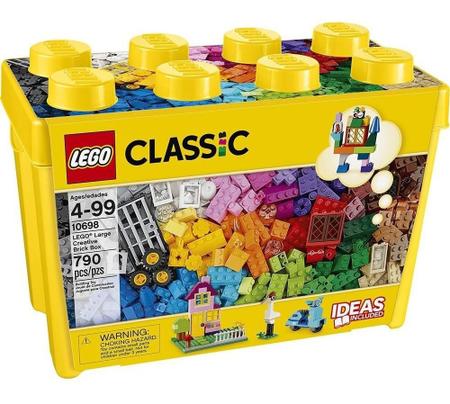 LEGO Classic 790 pçs, Kit Robótica Estrutural Infantil Montagem