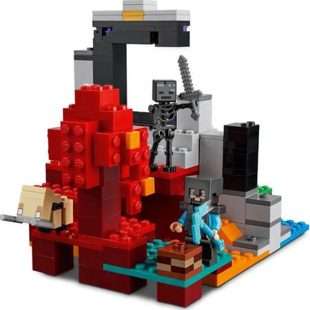 Jogo de Construção com Blocos Lego Minecraft – Mundo das Crianças