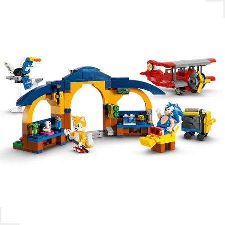 Lego Sonic 76991 - Oficina do Tails e Avião Tornado - Brinquedos de Montar  e Desmontar - Magazine Luiza