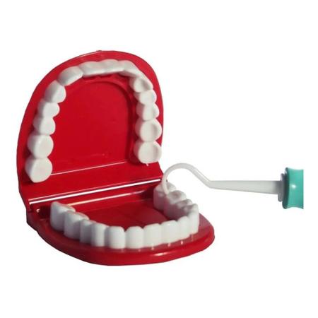 Brinquedo Maleta Kit Dentista 5 Peças - Rosa - Paki Toys Imagem de Brinquedo Maleta Kit Dentista 5 Peças - Rosa