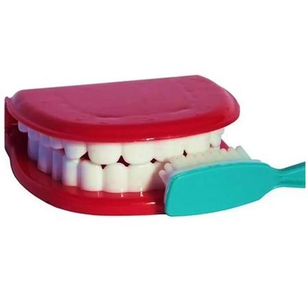 Brinquedo Maleta Kit Dentista 5 Peças - Rosa - Paki Toys Imagem de Brinquedo Maleta Kit Dentista 5 Peças - Rosa