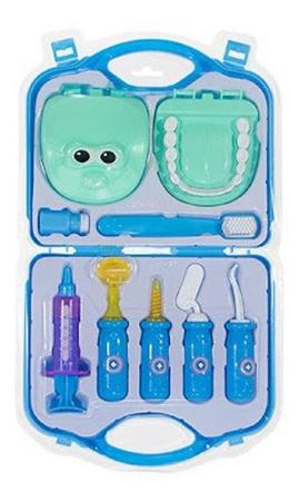 Maleta KIT Dentista Infantil Verde Paki TOYS 1270 - Ri Happy