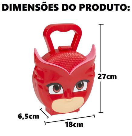 Imagem de Brinquedo Maleta Pj Masks Com Acessórios Resistente a Água Multikids 