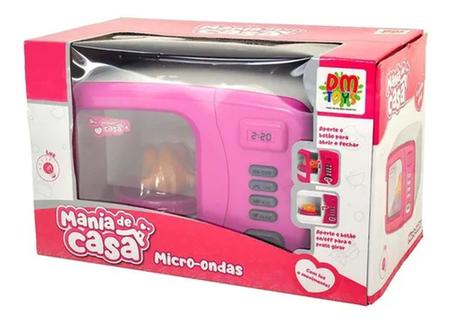 Brinquedo Mania De Casa Microondas Rosa - Dmbrasil - Microondas de  Brinquedo - Magazine Luiza
