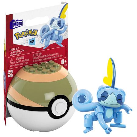 Brinquedo Mega Construx Pokemon + Pokebola - Mattel FPM00