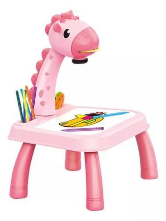 Imagem de Brinquedo mesa de girafa interativa com projetor de desenho