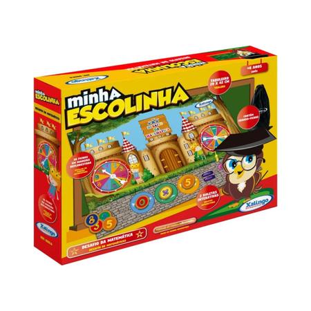 Jogo Desafio Da Matemática Minha Escolinha - Xalingo - Brinquedos  Educativos - Magazine Luiza