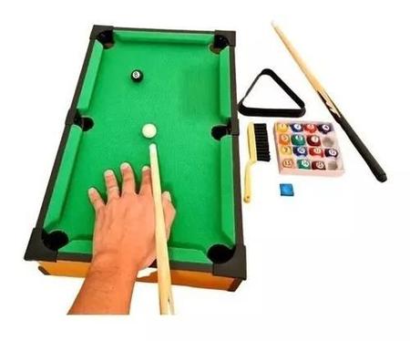 Jogo de Sinuca Infantil 22 Pçs World Brinquedos 9,5x31x51cm RF2986