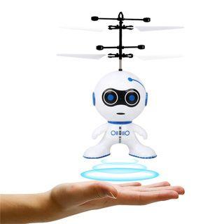 Bola voadora, robô drone Astronauta, robô espacial, helicóptero RC com  sensor de mão infravermelho Mini helicóptero brinquedos voadores, jogos  internos e externos : : Brinquedos e Jogos