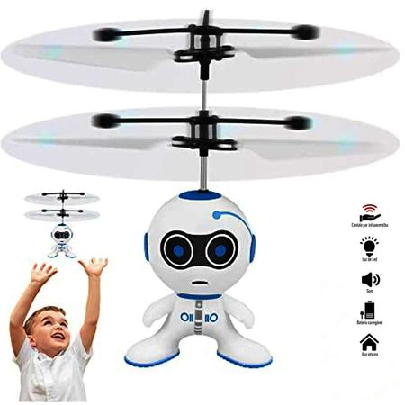 Imagem de Brinquedo Mini Drone Robo helicoptero Voador Infravermelho