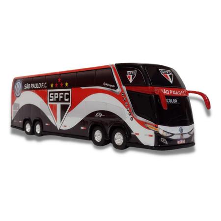 Imagem de Brinquedo Miniatura Ônibus do São Paulo FC + Caneca