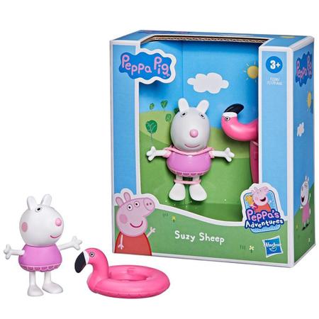 Imagem de Brinquedo Miniatura Peppa Pig Hasbro F2179 Boneco Suzy Sheep