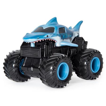 Monster Jam 1:24 - Carro com Controle Remoto - Megalodon - Sunny - MP  Brinquedos