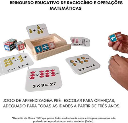 Jogo Sudoku Geométrico, Brinquedo Educativo Montessori