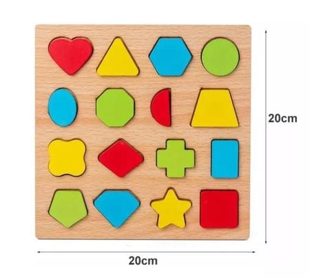 Imagem de Brinquedo Montessori Madeira Desenvolvimento Motor Infantil.