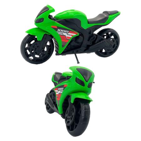 Brinquedo Moto Corrida 1000 Esportiva Pequena p/ Coleção VD - BS