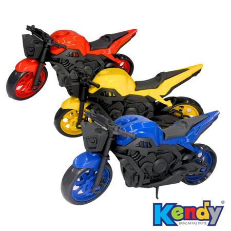 Kit 2 Motos Corrida Brinquedo 1600 Realista Presente Menino