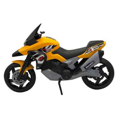 Moto Brinquedo Firenze Sport 1200 Amarelo BS Toys BS Toys Brinquedos  Tropical Multiloja