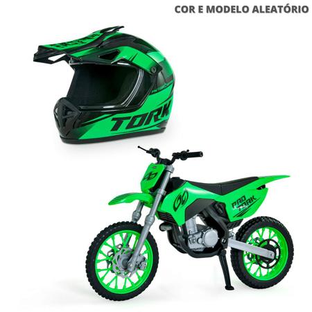 Moto Cross Infantil Pro Tork Miniatura 29cm - Usual Brinquedos - Caminhões,  Motos e Ônibus de Brinquedo - Magazine Luiza