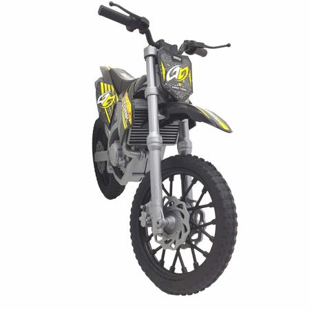 Imagem de Brinquedo Moto Pro Tork Racing Motocicleta Cross Suspensão Ativa Com Mola Usual