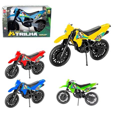 Moto Trilha Amarela 231 - Bs Toys - Caminhões, Motos e Ônibus de Brinquedo  - Magazine Luiza