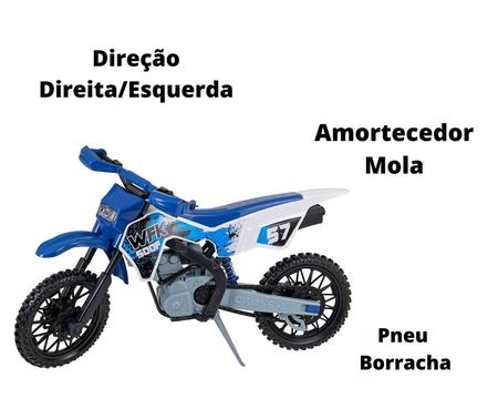 Moto Trilha Grande Mega Cross 500f c/ Descanso e Amortecedor - Kendy -  Caminhões, Motos e Ônibus de Brinquedo - Magazine Luiza