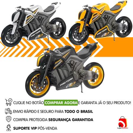 Moto Pro Tork De Corrida Brinquedo Criança Menino Brincar