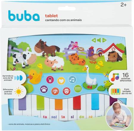 Imagem de Brinquedo Musical Bebês Tablet Cantando com os Animais Buba