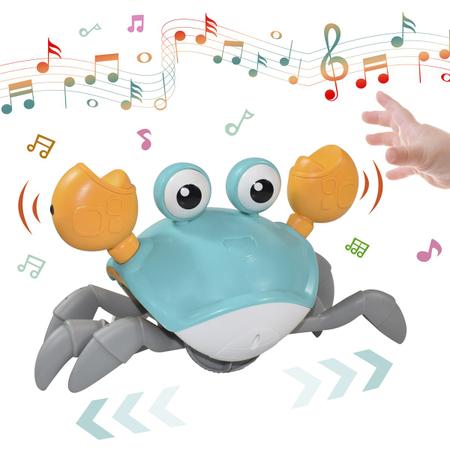 Imagem de Brinquedo Musical Caranguejo Sensor De Indução Usb Infantil