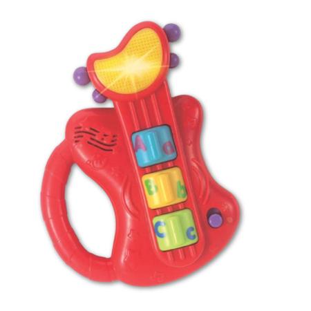 Imagem de Brinquedo musical infantil guitarra com luz e som - winfun