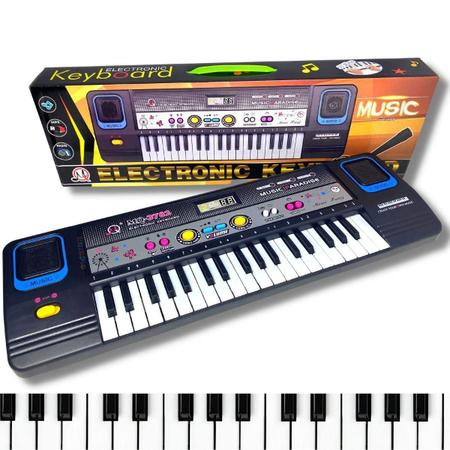 Teclado Infantil Musical 32 Teclas Keys Com Microfone Piano - eletronic -  Piano / Teclado de Brinquedo - Magazine Luiza