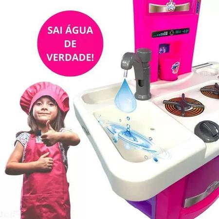 Imagem de Brinquedo Nova Big Cozinha Infantil NBC Big Star Torneira Sai Água Idade +3 anos
