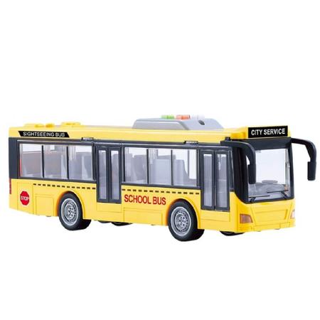 2 Pcs ônibus escolar - Brinquedos ônibus escolar simulação com som, luz,  música transmissão voz | Luzes LED Piscando Música Voz Brinquedos  Transmissão