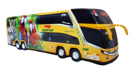 Imagem de Brinquedo Ônibus Eucatur Amarelo 1/43