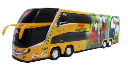 Imagem de Brinquedo Ônibus Eucatur Amarelo 1/43