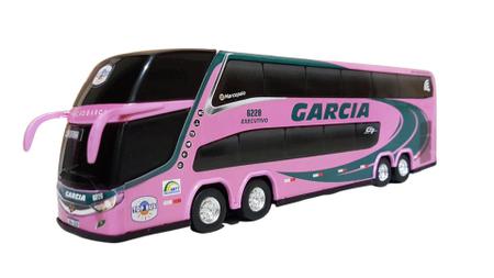 Imagem de Brinquedo Ônibus Garcia Escala 1/43 Rosa