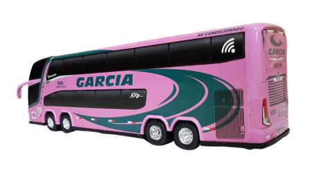 Imagem de Brinquedo Ônibus Garcia Escala 1/43 Rosa