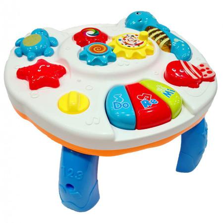 Brinquedo Para Bebe Mesinha Infantil Piano Luz e Som Mar – Papelaria Pigmeu