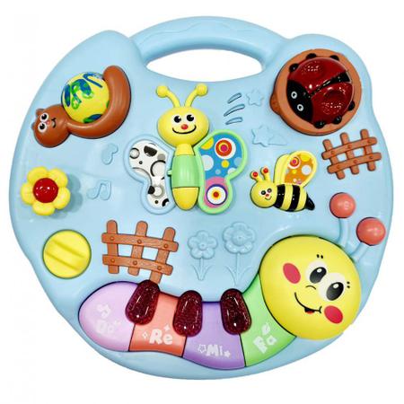 Brinquedo Para Bebe Mesinha Infantil Piano Luz e Som Mar – Papelaria Pigmeu