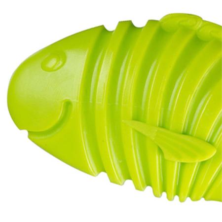 Imagem de Brinquedo para Cachorro Buddy Toys Peixe de Nylon Verde