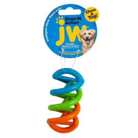Imagem de Brinquedo para cachorro Espiral Jw Dogs in Action Colorido Pequeno