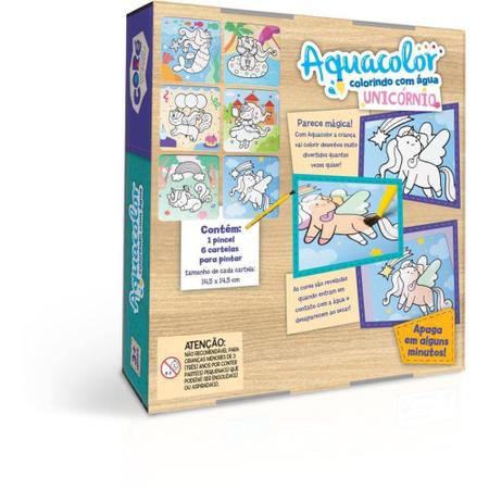 Imagem de Brinquedo para colorir aquacolor unicornios - TOYSTER