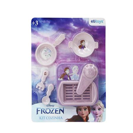 Imagem de Brinquedo Para Criança Jogo De Cozinha Infantil Frozen 5 Pçs
