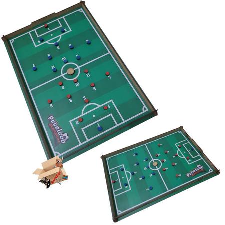 Imagem de Brinquedo Pedagógico Educativo Em Madeira Dedobol / Futebol De Dedo - Mesa