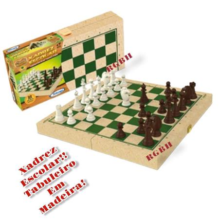 Jogo Xadrez Escolar Xalingo - Compre Agora