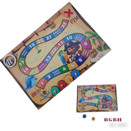 Ludo Brinquedo Educativo de Madeira jogo de Tabuleiro Brinquedos de Madeira  Bambalalão Brinquedos Educativos